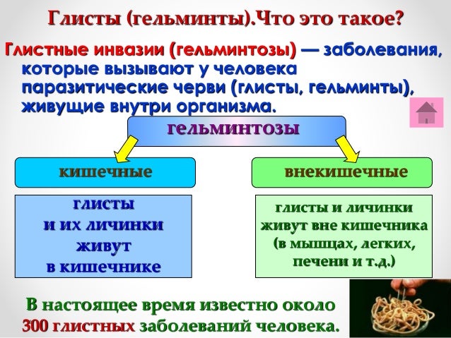 Диета для выведения паразитов из организма человека